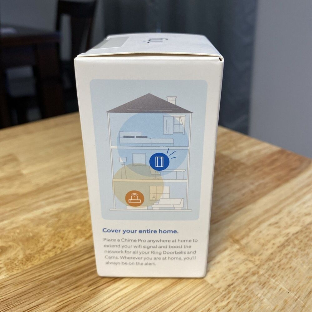 Ring Chime Pro Wifi Extender,Nightlight & Chime for Ring Devices White Brand New - Picture 3 of 8